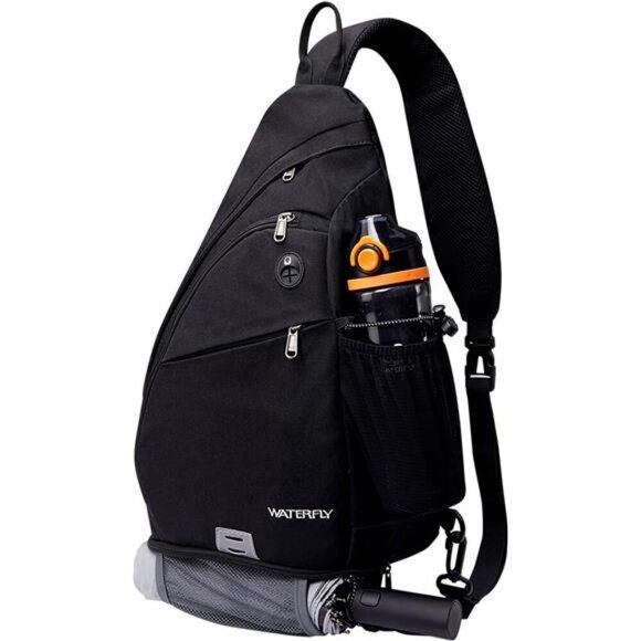 Sling Bag Crossbody Backpack: Over Shoulder Daypack Casual Cross Chest Side Pack